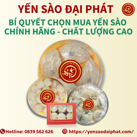 BÍ QUYẾT CHỌN MUA YẾN SÀO CHÍNH HÃNG - CHẤT LƯỢNG CAO