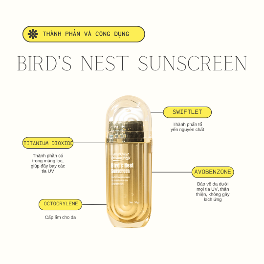 Kem Chống Nắng Bird's Nest