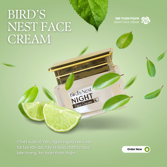 Kem Dưỡng Da Ban Đêm Bird's Nest